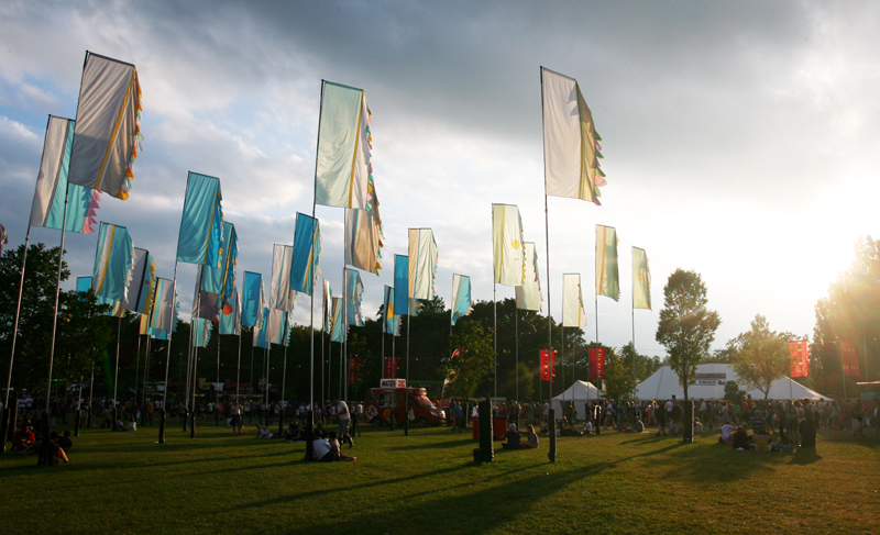 isleofwightfestivalgeneralflagssunset