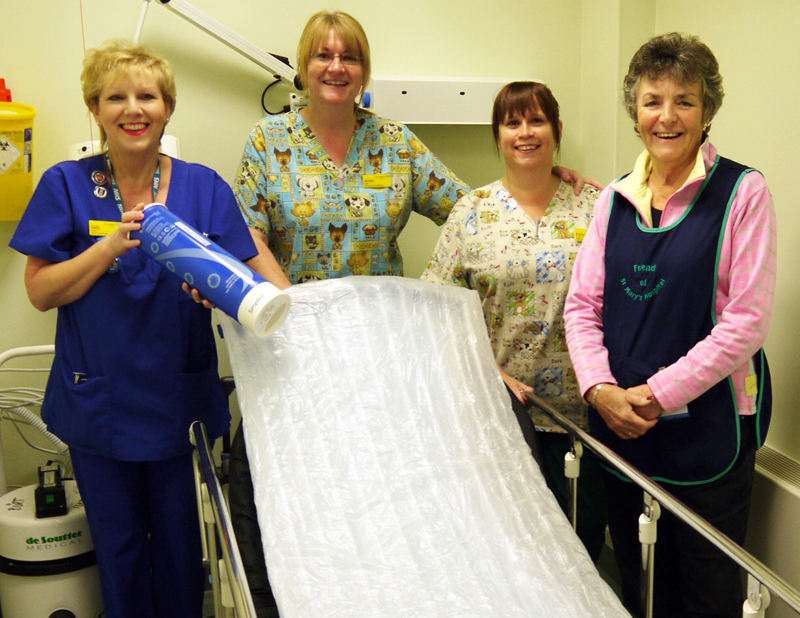 HOSPITAL FRIENDS HELP TO COUNTER PRESSURE SORE PROBLEM