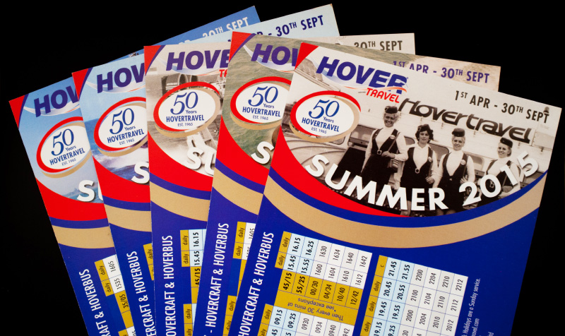 HOVERTRAVEL LAUNCHES LIMITED EDITION ANNIVERSARY TIMETABLE