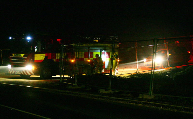 BIOMASS FIRE FEARS SPARK TURNOUT