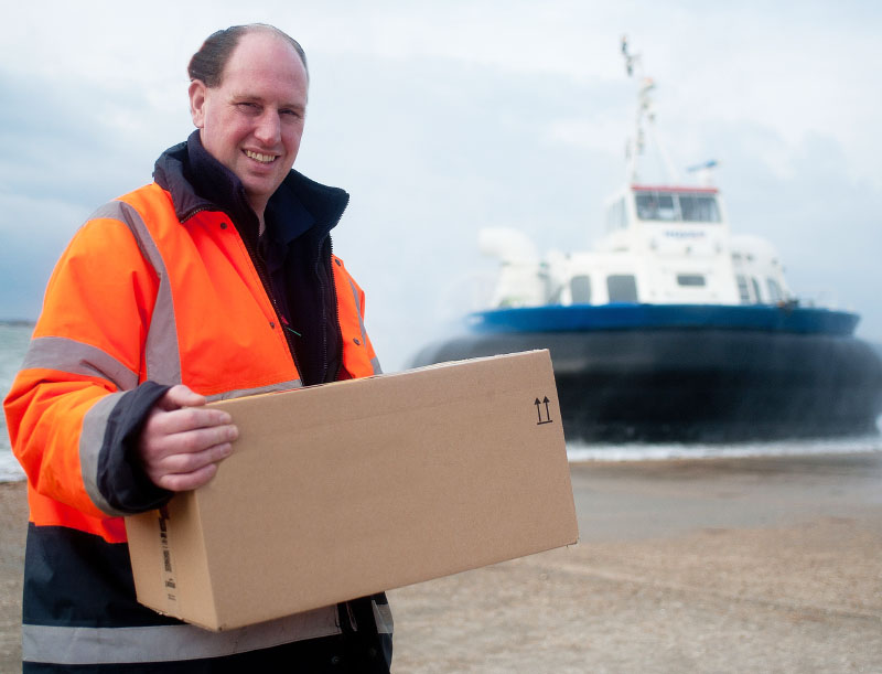 HOVERTRAVEL OVERHAULS FREIGHT SERVICE