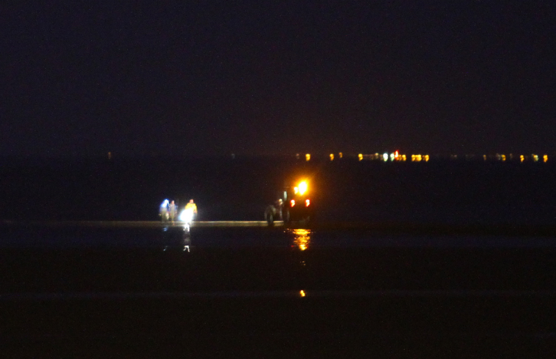 CONCERNS FOR TWO FISHERMEN ON RYDE SANDS