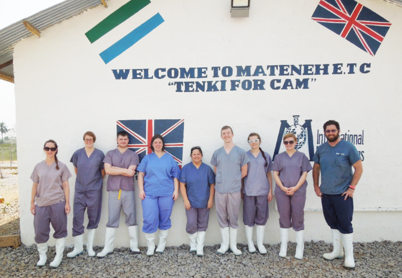 ISLAND MICROBIOLOGIST VOLUNTEERS IN EBOLA TREATMENT CENTRE