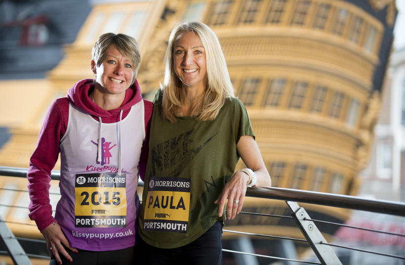 PAULA RADCLIFFE MEETS KISSYPUPPY FOUNDER AHEAD OF GREAT SOUTH RUN