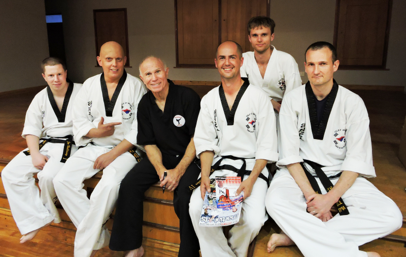 ISLAND’S TAE KWON-DO CLUB MEET MARTIAL ARTS LEGEND