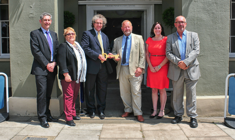 VISITOR INFORMATION CENTRE READY TO WELCOME VISITORS