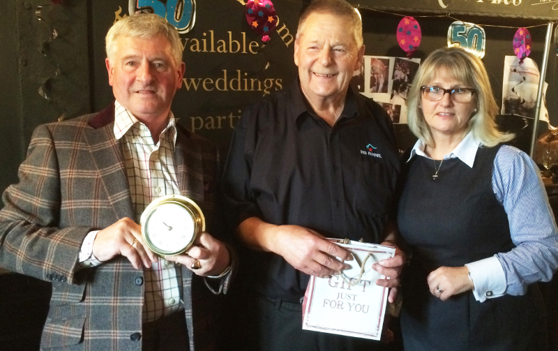 LONG SERVICE AWARD FOR RED FUNNEL DECK MATE