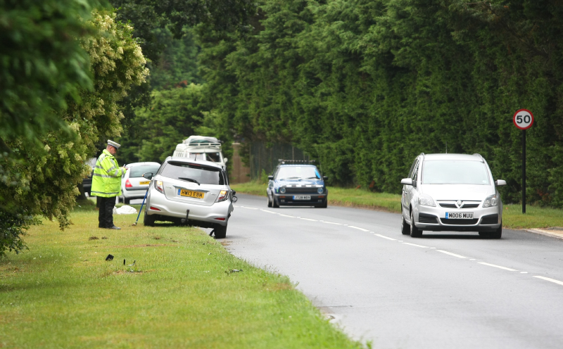 PERSON TRAPPED IN ARRETON CRASH