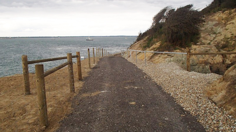 TOTLAND SEAWALL FOOTPATH TO BE OFFICIALLY OPENED