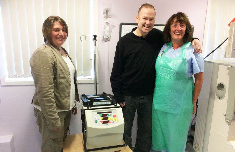 COUPLE FIRST TO BE TRAINED AT ST MARY’S IN HOME DIALYSIS