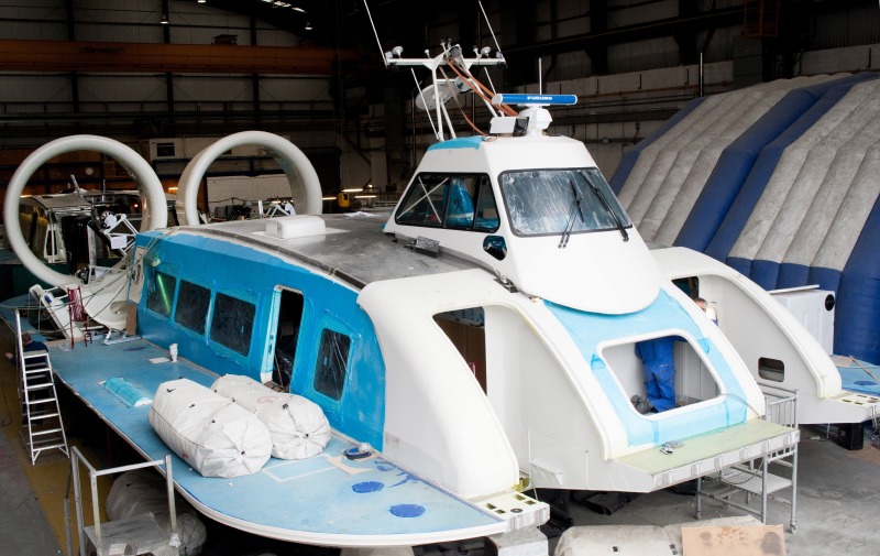 HOVERTRAVEL’S NEW CRAFT TAKE SHAPE