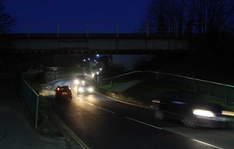 MAN ON RAILWAY BRIDGE PROMPTS ROAD CLOSURE