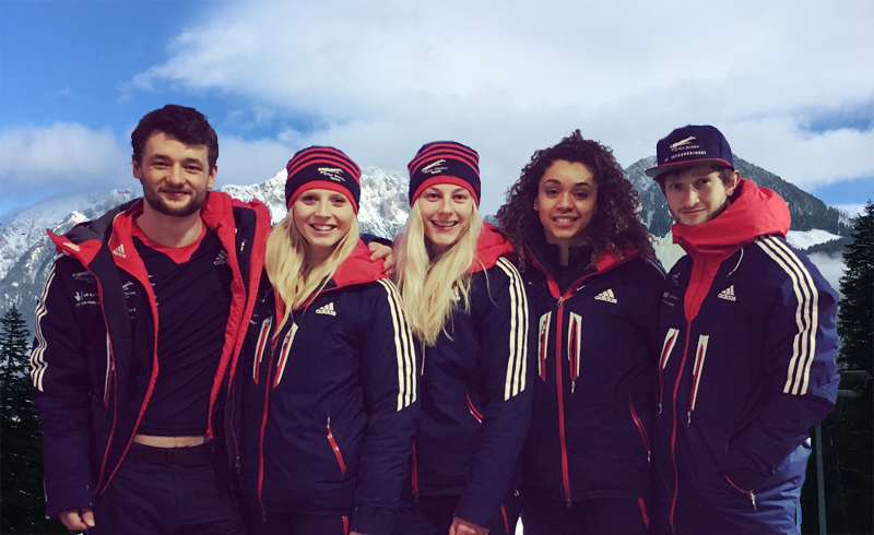 KIM CONTINUES SKELETON TRAINING IN GERMANY