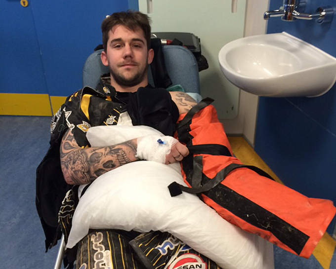 MAJOR BLOW FOR WARRIORS AS BRENDAN SUFFERS BROKEN ARM