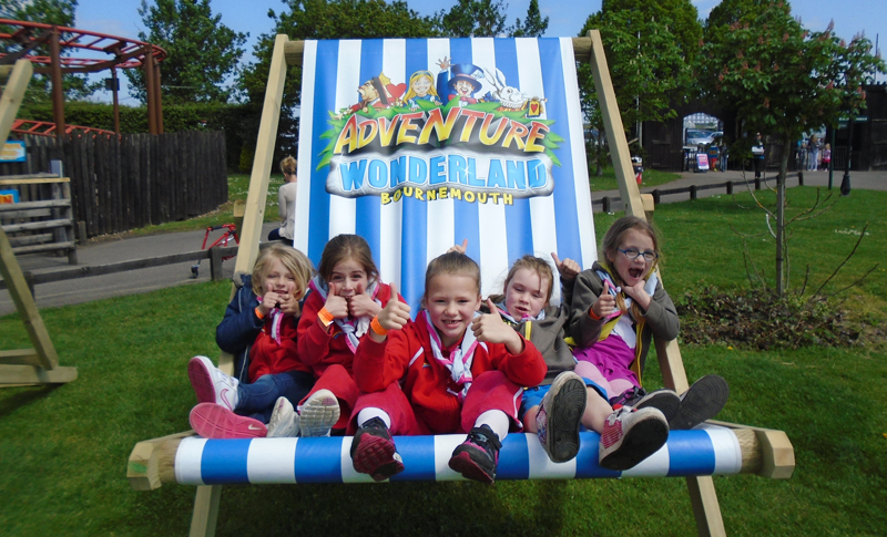 GIRLGUIDES ENJOY ADVENTURE WONDERLAND VISIT