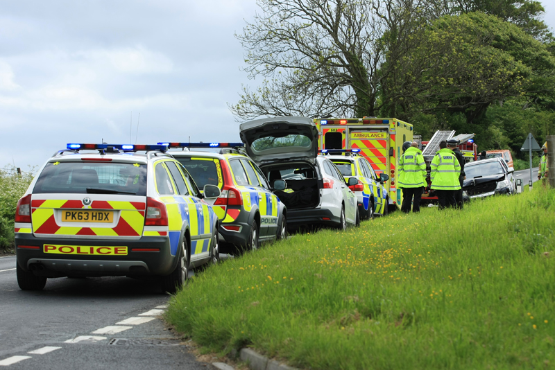 KNIGHTON COLLISION CAUSES TRAFFIC DELAYS