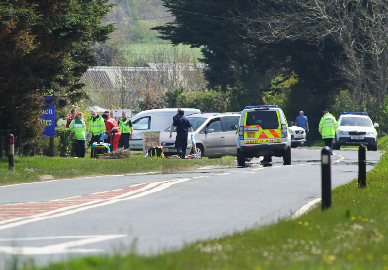 SERIOUS CRASH AT HALE COMMON