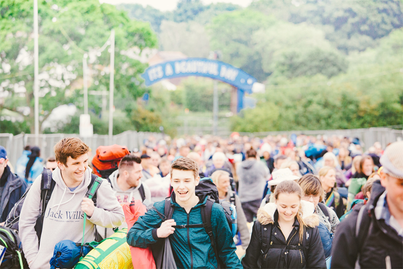 REVELLERS START TO DESCEND AS ISLE OF WIGHT FESTIVAL GETS UNDERWAY