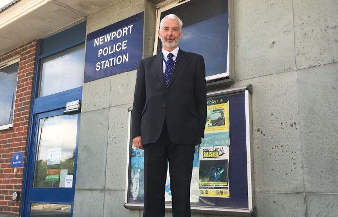 POLICE AND CRIME COMMISSIONER VISITS ISLAND PARTNERS
