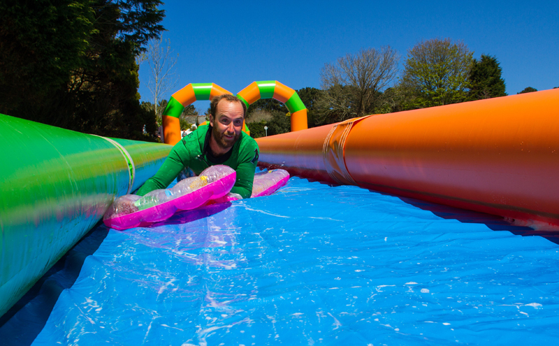 PARK RESORTS TO HOST GIANT INFLATABLE WATER SLIDE