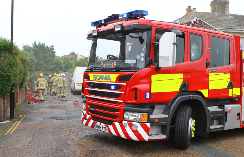 DOGS RESCUED FROM OAKFIELD HOUSE FIRE