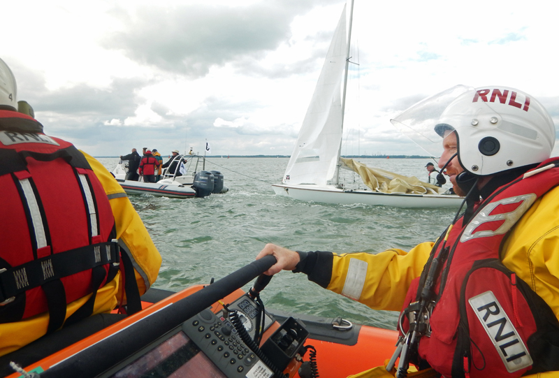 SINKING YACHT LEADS TO URGENT LIFEBOAT LAUNCH