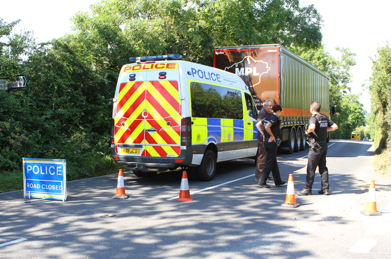 CRASH AT ASHEY CLOSES ROAD