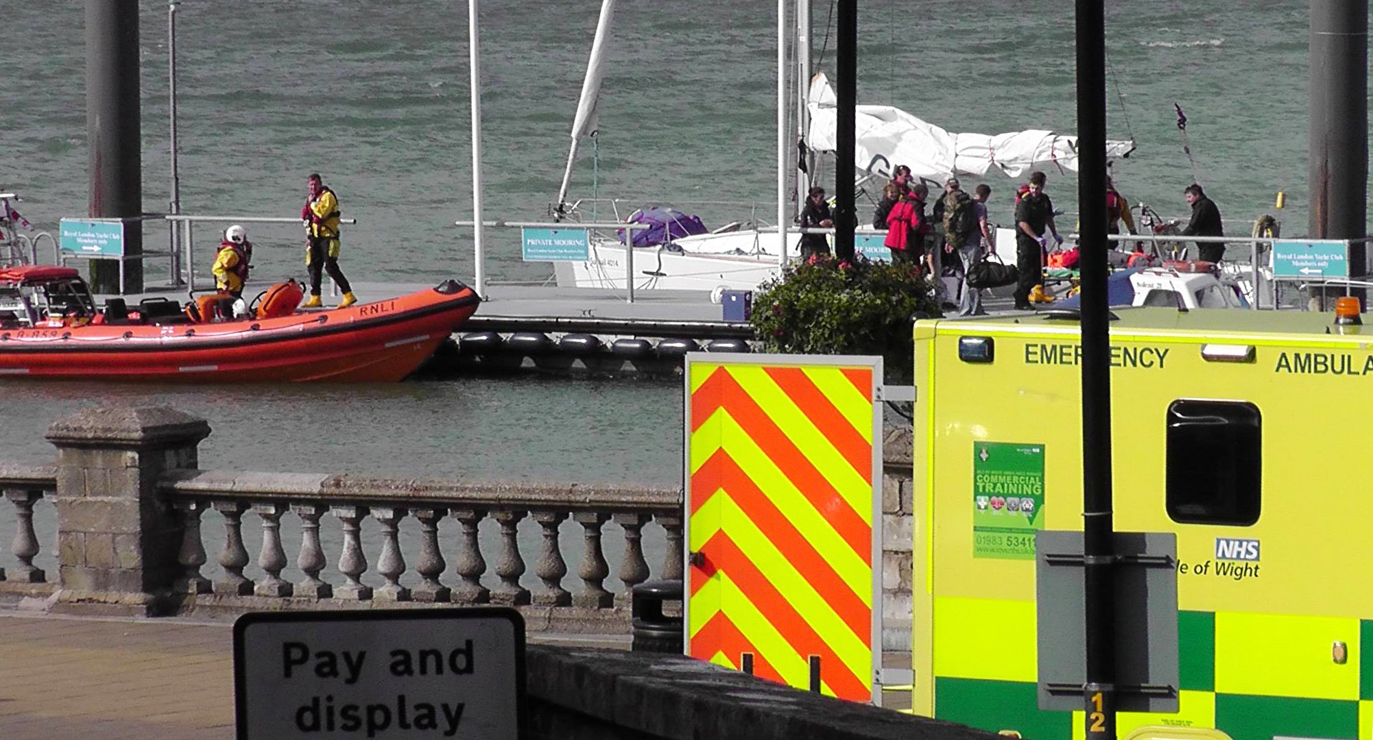 COWES RNLI TASKED TO UNCONSCIOUS SAILOR