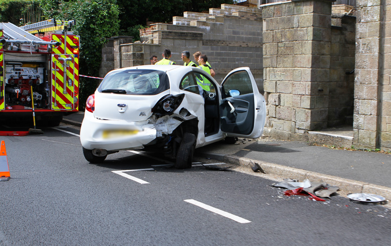 EMERGENCY RESPONSE TO COLLISION AT BRADING
