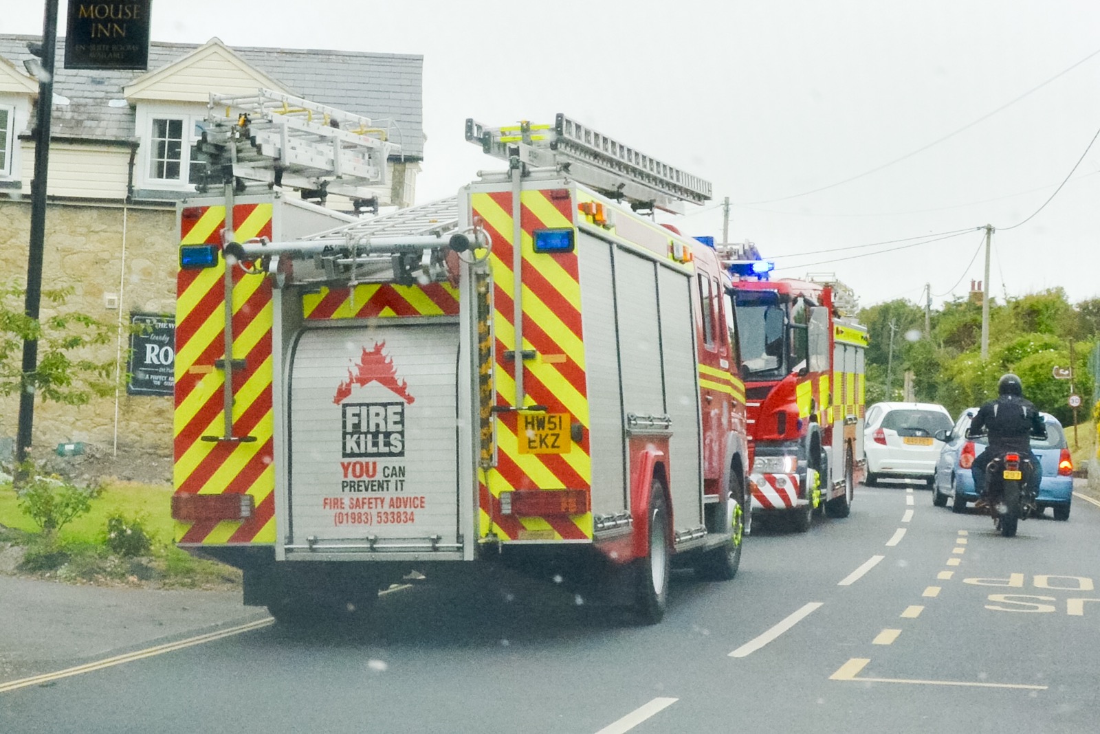 FIRE AT CHALE’S WIGHT MOUSE