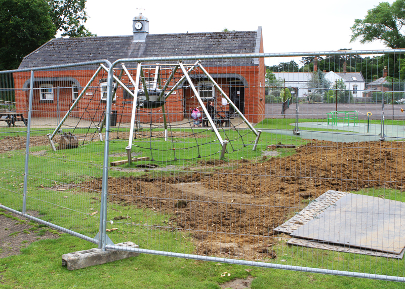 SECTION OF PUCKPOOL PLAY AREA CLOSED FOR REPAIRS
