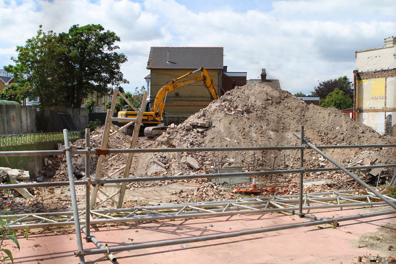 END OF A EYESORE AS SANDOWN’S SAVOY COMPLETELY DEMOLISHED