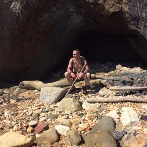 Bruce Fleury, 45 a war veteran from Shanklin, taking part in the Expedition Leaders course.