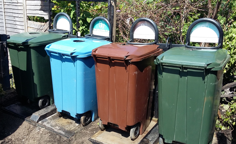 BRADING BOTTLE BANK BACK AFTER FIRE