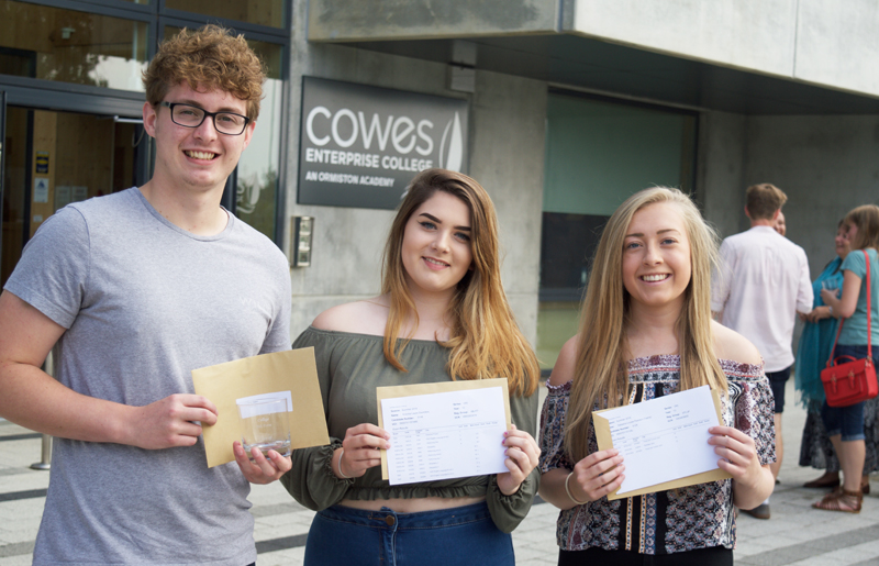 COWES STUDENTS REACH FOR THE STARS