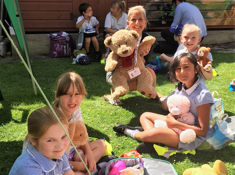 CREATIVE WRITING PUPILS ENJOY A TEDDY BEAR’S PICNIC