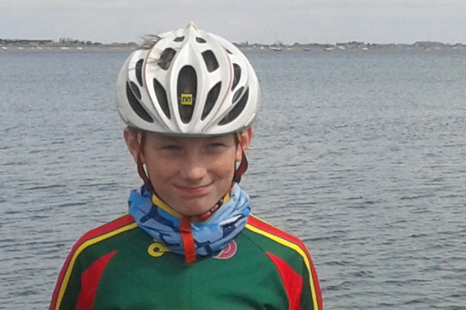 PETERSFIELD YOUNGSTER COMPLETES ROUND ISLAND CYCLE ROUTE