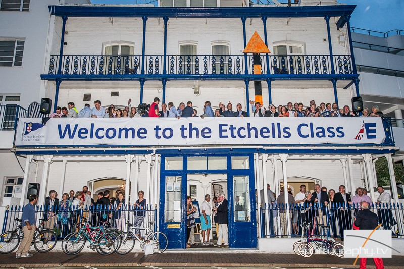 GLITTERATI GATHER IN COWES FOR THE START OF ETCHELLS WORLD CHAMPIONSHIP