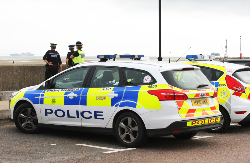 POLICE USE HOVERCRAFT TO ASSIST ARREST