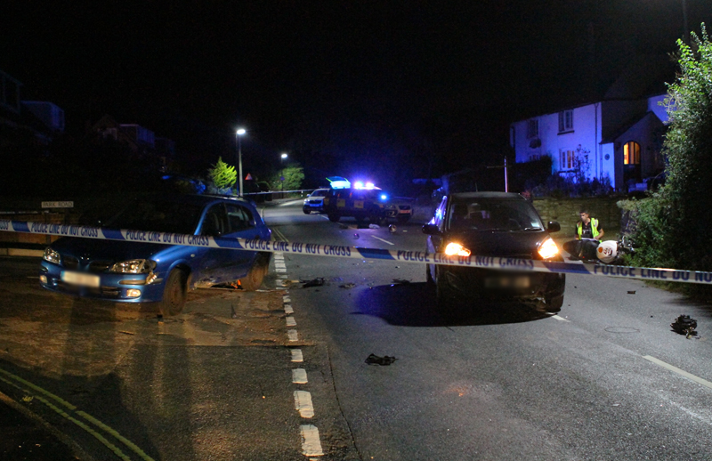 LIFE-THREATENING INJURIES SUSTAINED IN BRADING MOTORCYCLE COLLISION