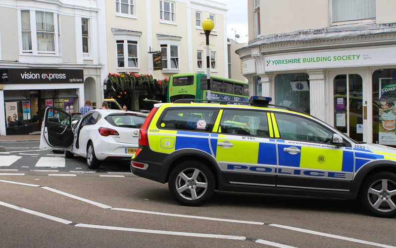WOMAN KNOCKED DOWN ON ZEBRA CROSSING IN RYDE