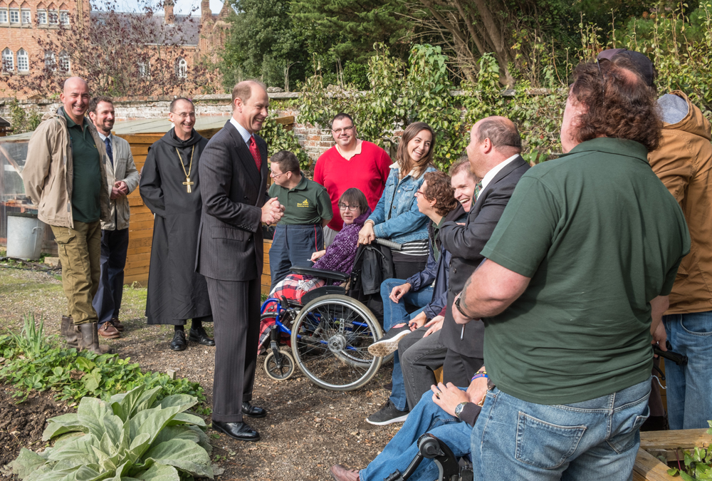 ROYAL VISIT FOR ISLE OF WIGHT COMMUNITY PROJECT