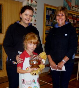 L-R: Kim Arnell, Maisy and Carol Firth