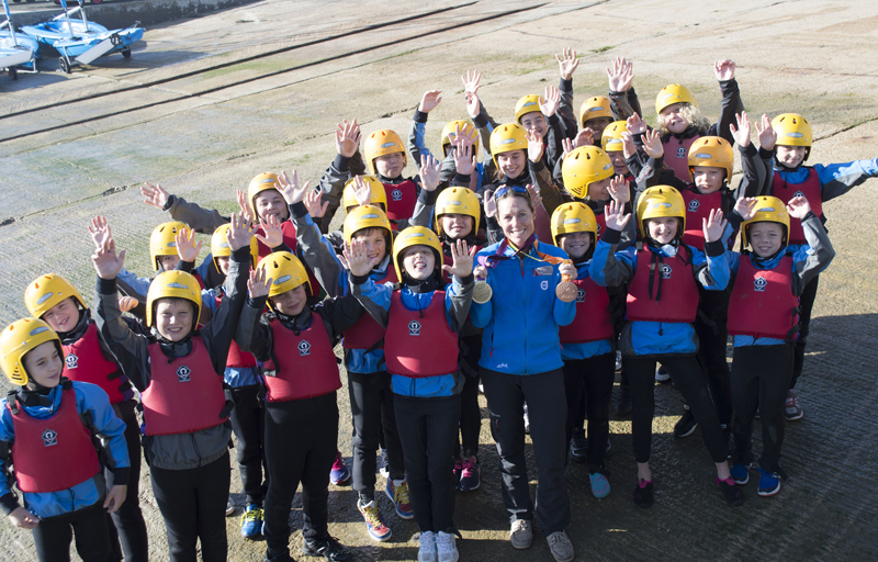 OLYMPIAN HELENA LUCAS ON HAND TO INSPIRE ISLAND PUPILS