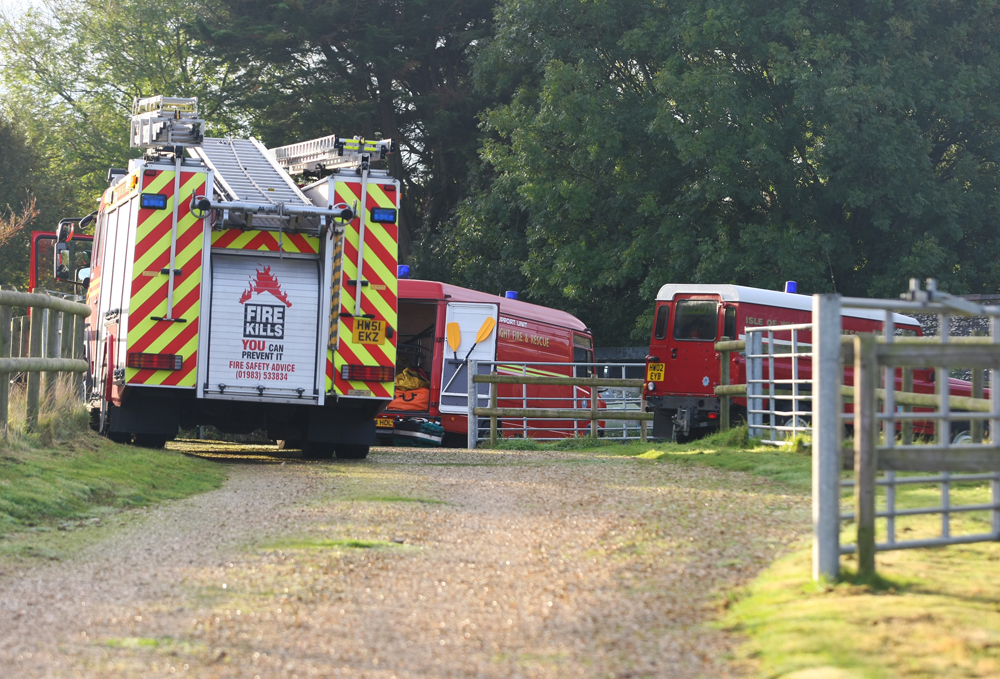 HORSE TRAPPED IN DITCH AT WHITWELL FARM