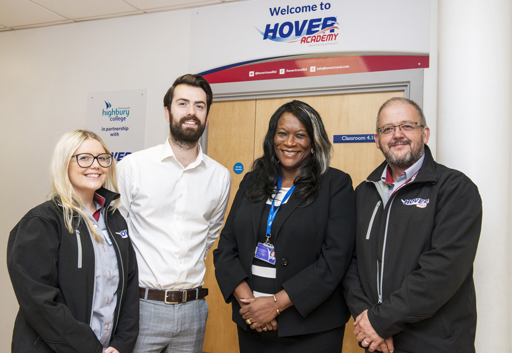 HOVERTRAVEL ANNOUNCES NEW TRAINING PARTNERSHIP WITH HIGHBURY COLLEGE
