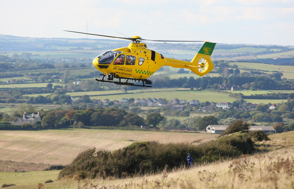 AIR AMBULANCE CALLED TO WOMAN ON CULVER