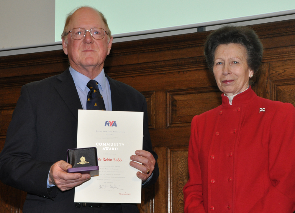 ISLAND SAILOR RECEIVES RYA OUTSTANDING CONTRIBUTION AWARD