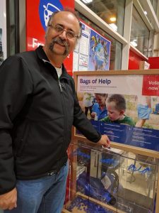 Gift to Nature's Matthew Chatfield at Tesco
