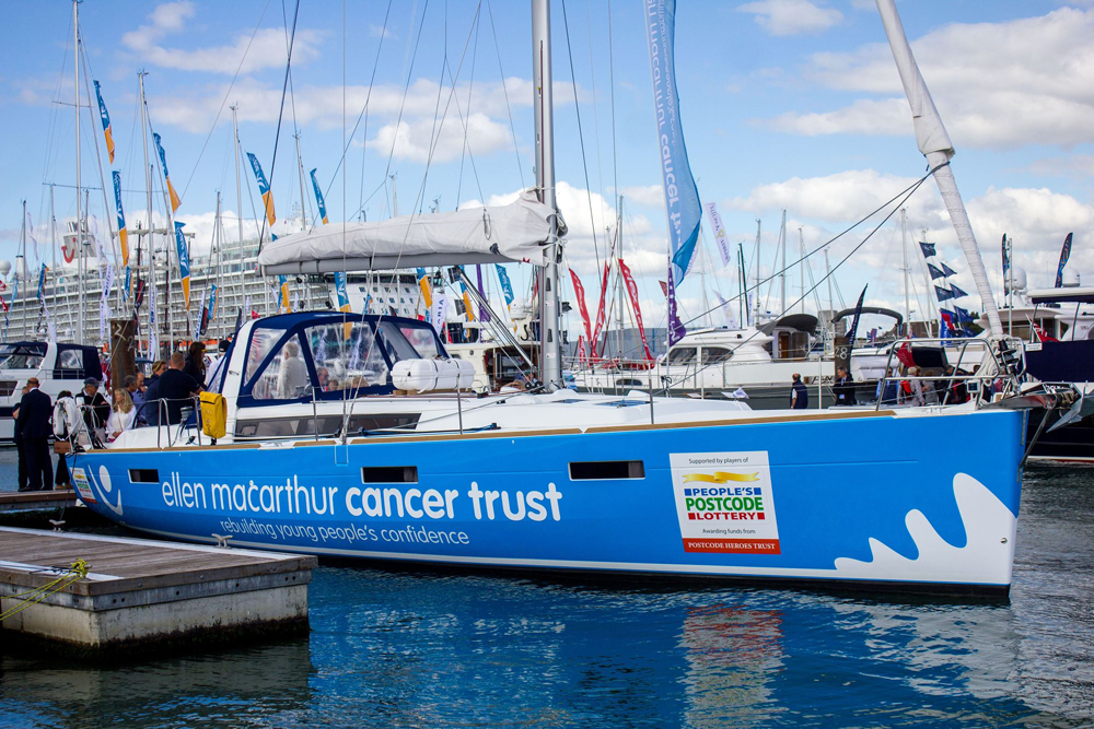 NEW YACHT FOR ELLEN MACARTHUR CANCER TRUST